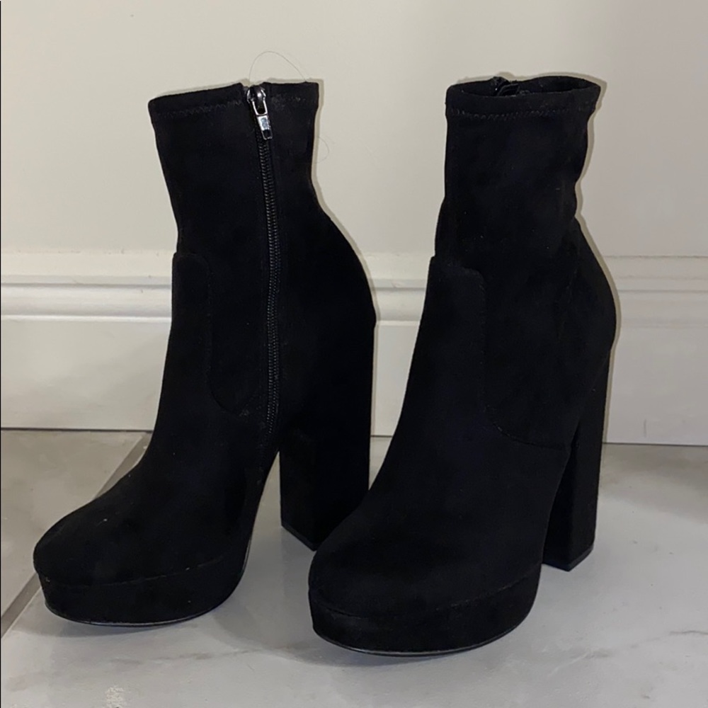 Black boots